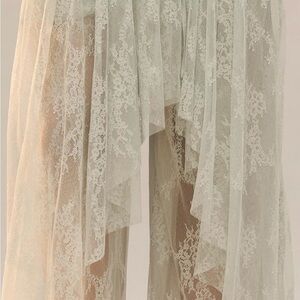 Zara Limited Edition Combined Lace Pants